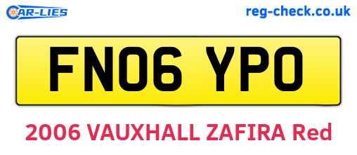 FN06YPO are the vehicle registration plates.