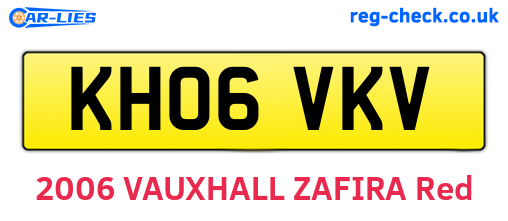 KH06VKV are the vehicle registration plates.