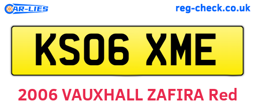 KS06XME are the vehicle registration plates.