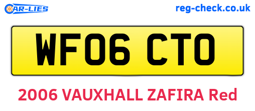 WF06CTO are the vehicle registration plates.