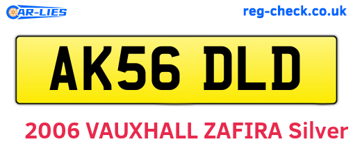 AK56DLD are the vehicle registration plates.
