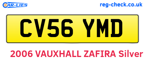 CV56YMD are the vehicle registration plates.