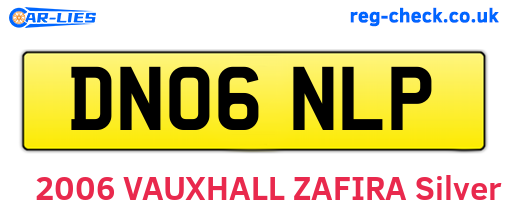 DN06NLP are the vehicle registration plates.