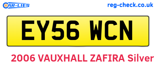 EY56WCN are the vehicle registration plates.