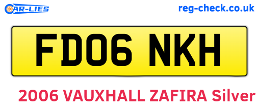 FD06NKH are the vehicle registration plates.