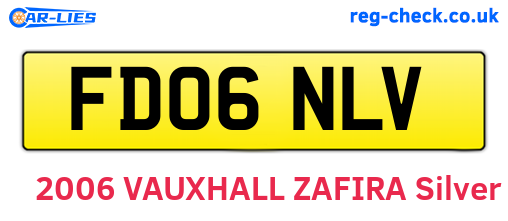 FD06NLV are the vehicle registration plates.