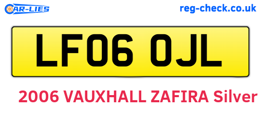LF06OJL are the vehicle registration plates.