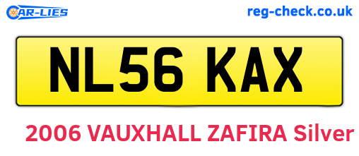 NL56KAX are the vehicle registration plates.