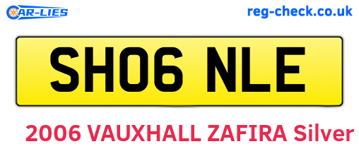 SH06NLE are the vehicle registration plates.