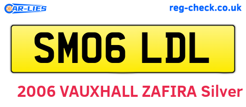 SM06LDL are the vehicle registration plates.