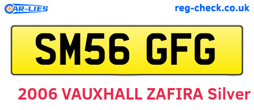 SM56GFG are the vehicle registration plates.