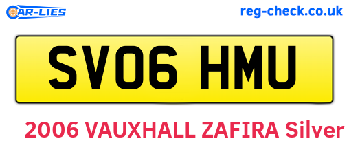 SV06HMU are the vehicle registration plates.