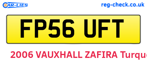 FP56UFT are the vehicle registration plates.