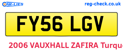 FY56LGV are the vehicle registration plates.
