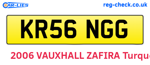 KR56NGG are the vehicle registration plates.