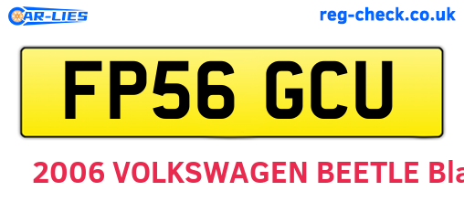 FP56GCU are the vehicle registration plates.
