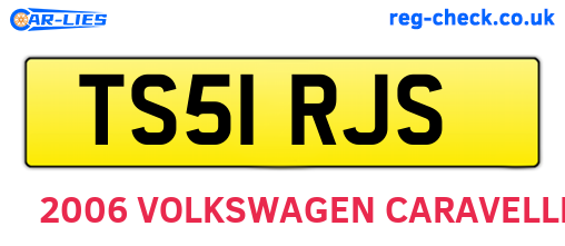 TS51RJS are the vehicle registration plates.