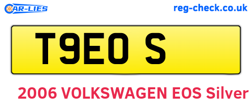 T9EOS are the vehicle registration plates.