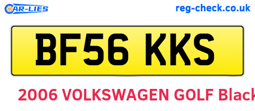 BF56KKS are the vehicle registration plates.