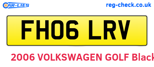 FH06LRV are the vehicle registration plates.
