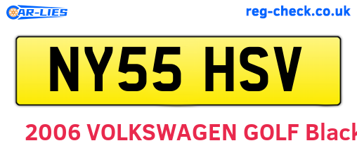 NY55HSV are the vehicle registration plates.