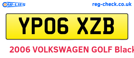 YP06XZB are the vehicle registration plates.