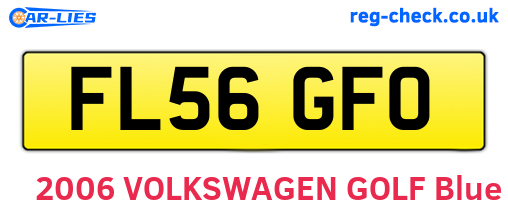 FL56GFO are the vehicle registration plates.