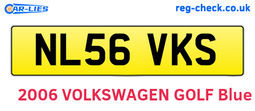 NL56VKS are the vehicle registration plates.