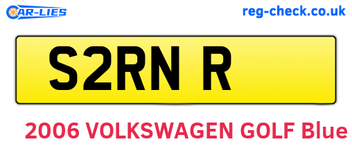 S2RNR are the vehicle registration plates.