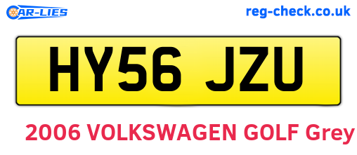HY56JZU are the vehicle registration plates.