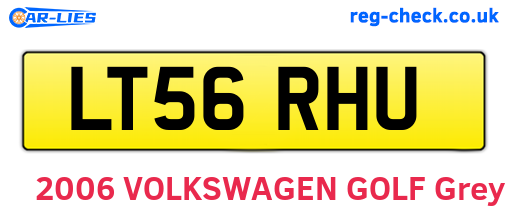 LT56RHU are the vehicle registration plates.
