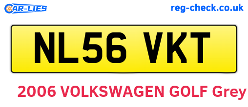 NL56VKT are the vehicle registration plates.
