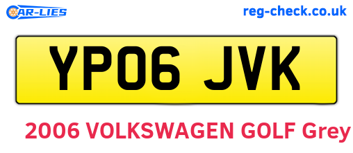 YP06JVK are the vehicle registration plates.