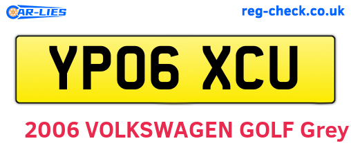 YP06XCU are the vehicle registration plates.