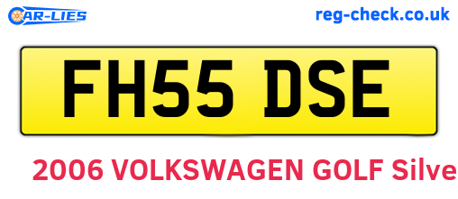 FH55DSE are the vehicle registration plates.