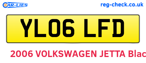 YL06LFD are the vehicle registration plates.