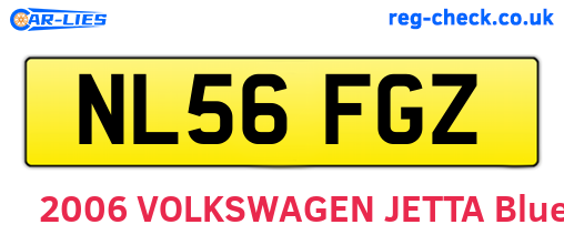NL56FGZ are the vehicle registration plates.