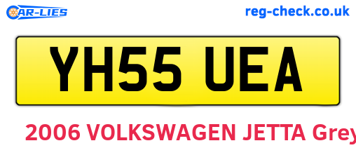 YH55UEA are the vehicle registration plates.