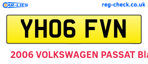 YH06FVN are the vehicle registration plates.