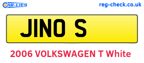 J1NOS are the vehicle registration plates.