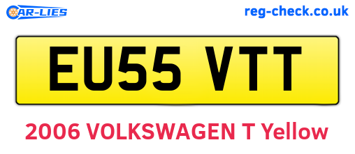 EU55VTT are the vehicle registration plates.