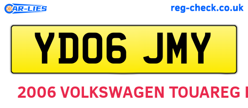 YD06JMY are the vehicle registration plates.