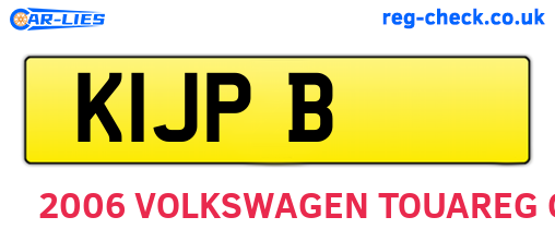 K1JPB are the vehicle registration plates.