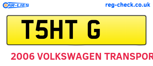 T5HTG are the vehicle registration plates.