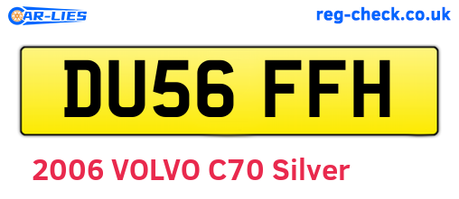 DU56FFH are the vehicle registration plates.
