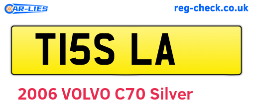 T15SLA are the vehicle registration plates.