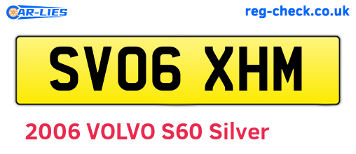SV06XHM are the vehicle registration plates.
