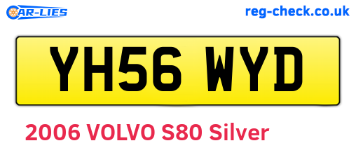 YH56WYD are the vehicle registration plates.