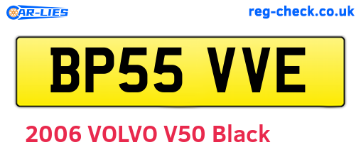 BP55VVE are the vehicle registration plates.