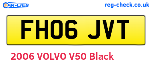 FH06JVT are the vehicle registration plates.